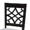 Baxton Studio Mael Modern and Contemporary Grey Fabric and Dark Brown Finished Wood 2-Piece Dining Chair Set 174-10534-Zoro - alternate 5